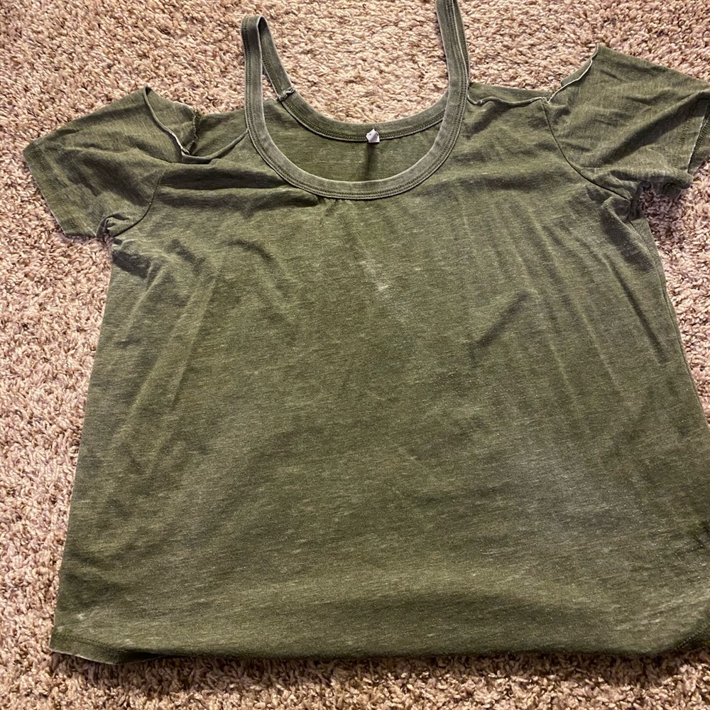 Cold shoulder shirt